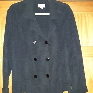 Navy Cotton Talbots Sweater size XL
